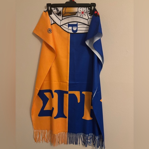 Sigma Gamma Rho 1922 Long Greek Scarf w/ Fringes - Picture 5 of 7